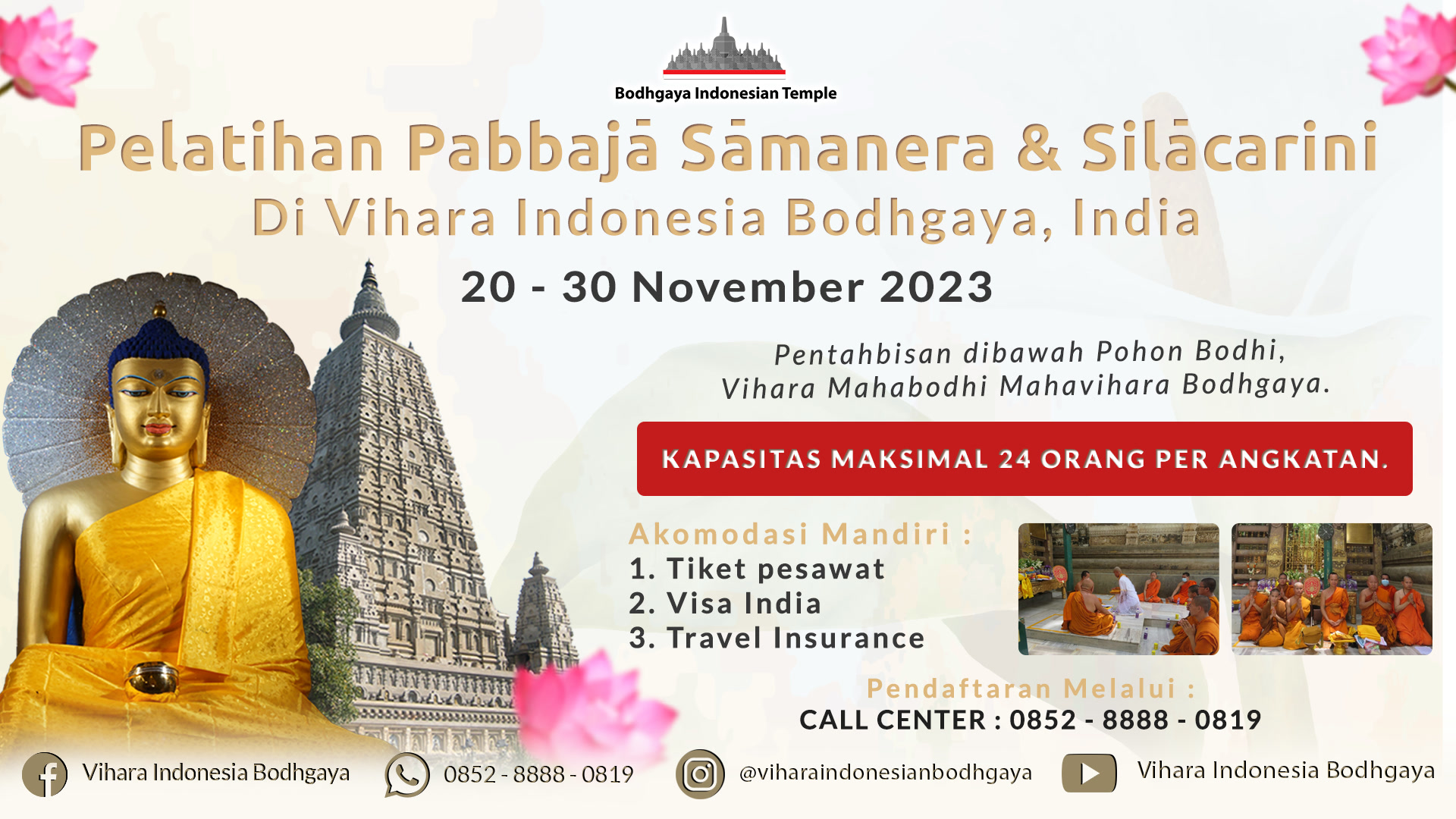 Pabajja Samanera VIB SUMMER 10 - 20 Agustus 2023 New Landscape
