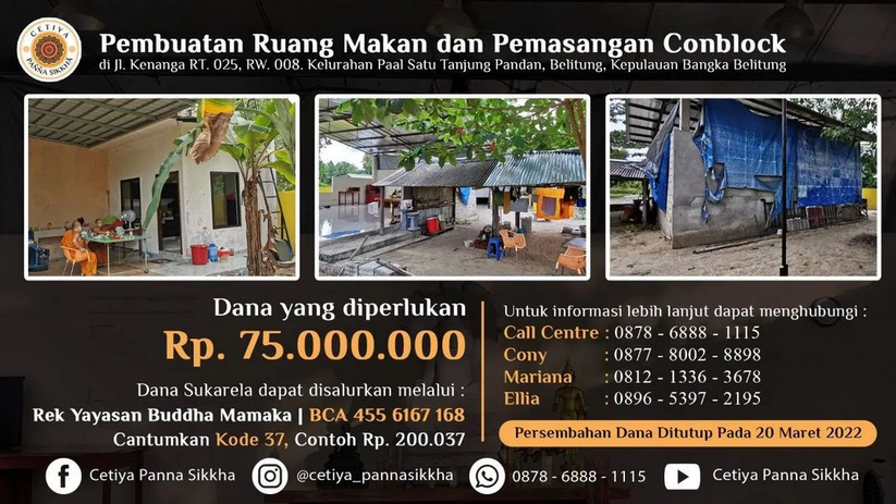 PEMBUATAN RUANG MAKAN BELITUNG 2022