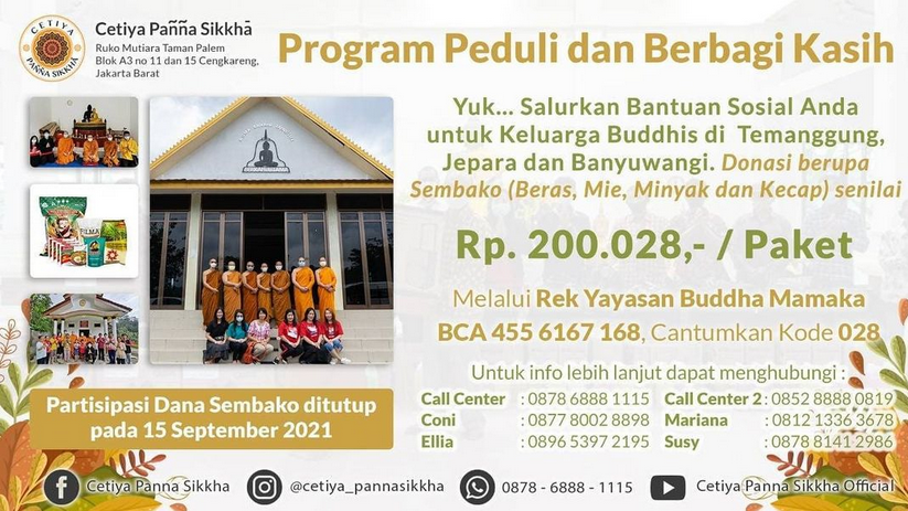 PROGRAM PEDULI DAN BERBAGI KASIH 2021