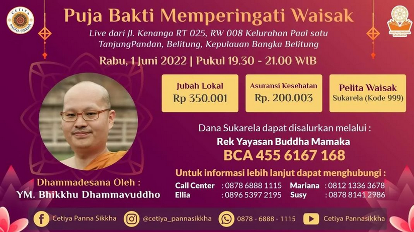 PUJA BAKTI WAISAK 2022
