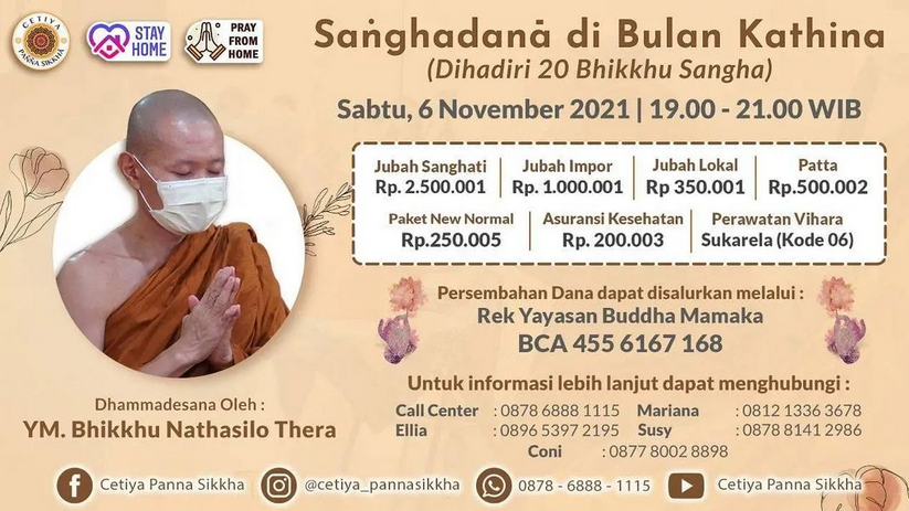 SANGHADANA KATHINA NOV 2021